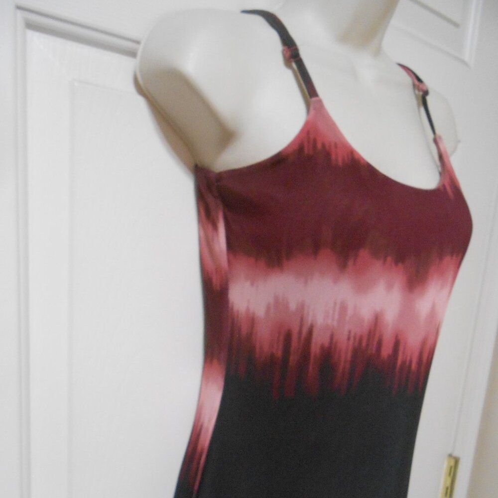 NO BOUNDARIES CUTE HALTER SUMMER LONG DRESS SIZE S 4-6 TIE-DYE PINKS LINED 👩💕